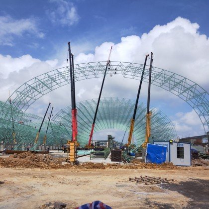 工廠網架加工優選勤恒建設 依托多年行業經驗，鑄就鋼結構工程品質
